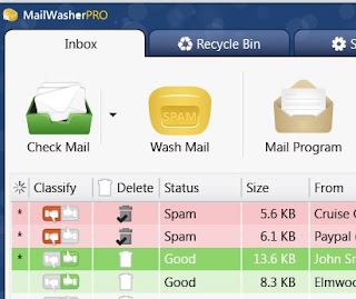 Programa gratuito MailWasher Lavado de correo gratis