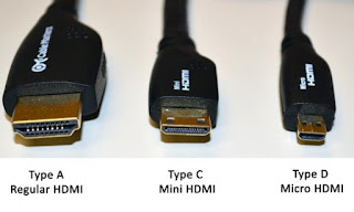 Tipos de HDMI cables hdmi