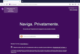 Web profunda del navegador Tor thor