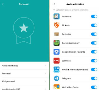 inicio automático de la aplicación Inicio automático