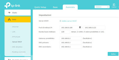 Servidores DHCP del enrutador servidores DHCP