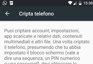 cifrado de Android