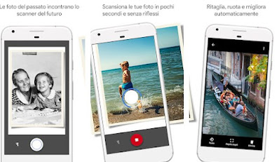 Escaneo de fotos de Google