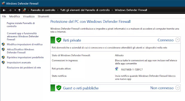 Reglas de cortafuegos para PC