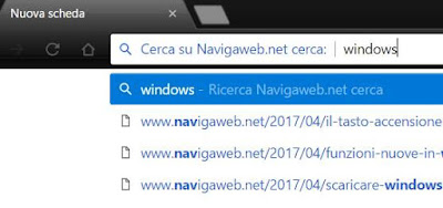 agregar búsqueda personalizada de Chrome
