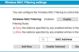 excluir dispositivos de la red Wi-Fi
