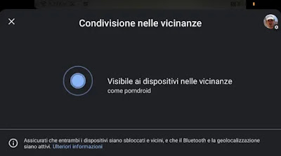 Compartir Android cerca