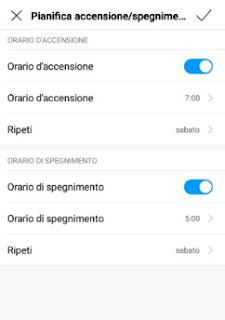 Programar el encendido al apagar Reinicio automático