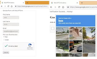omitir recaptcha