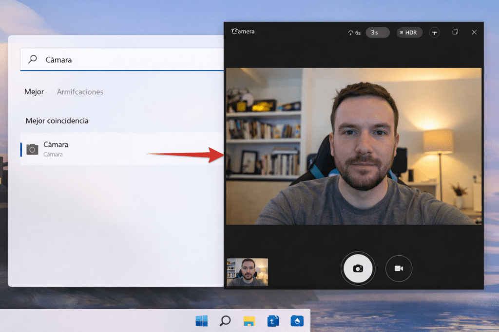 Como usar la aplicacion Camara en Windows 10 y Windows 11 para hacer fotos grabar videos y vigilar una habitacion