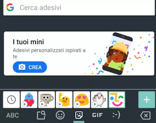 foto gboard pegatinas