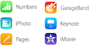 imovie, iwork y banda de garaje