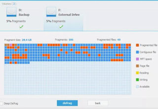 software de desfragmentación