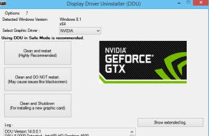 desinstalar controladores de video