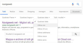 google por fecha