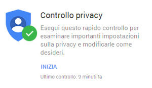 servicios de google de control de privacidad
