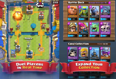 Clash Royale como Choque de clanes