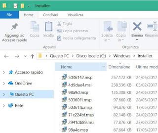 limpiar la carpeta del instalador