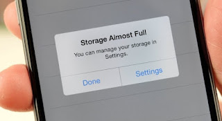 almacenamiento de iPhone
