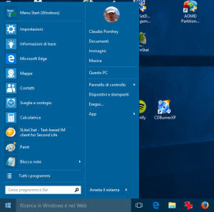 menú de inicio de windows 7 en windows 10