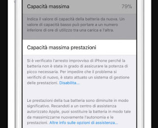 estado de la batería del iphone