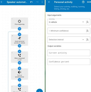 Detección de actividad de Tasker Administrador de tareas automatizado