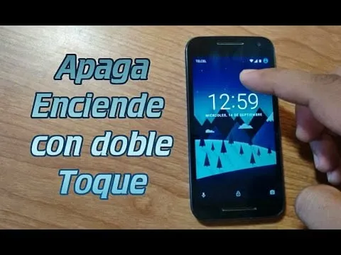 apague y encienda la pantalla de android con un doble toque