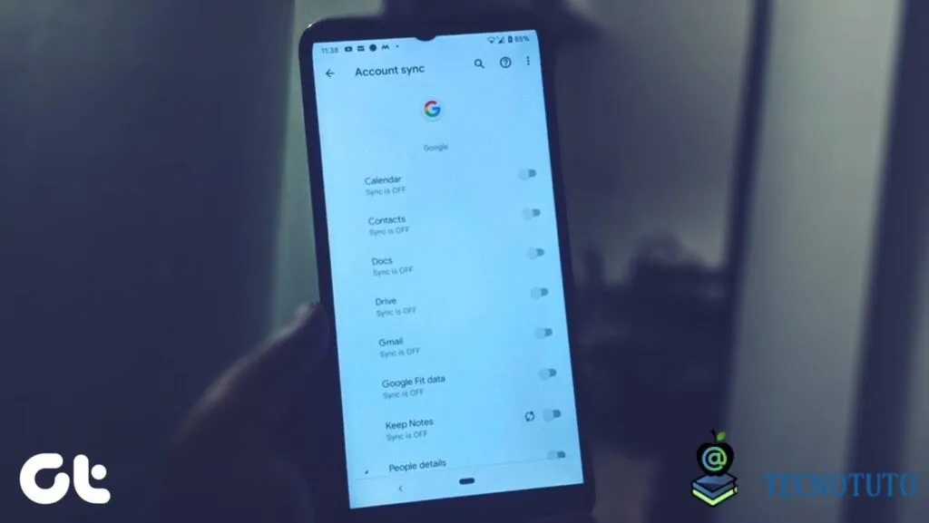 como agregar una cuenta de google a android sin sincronizar