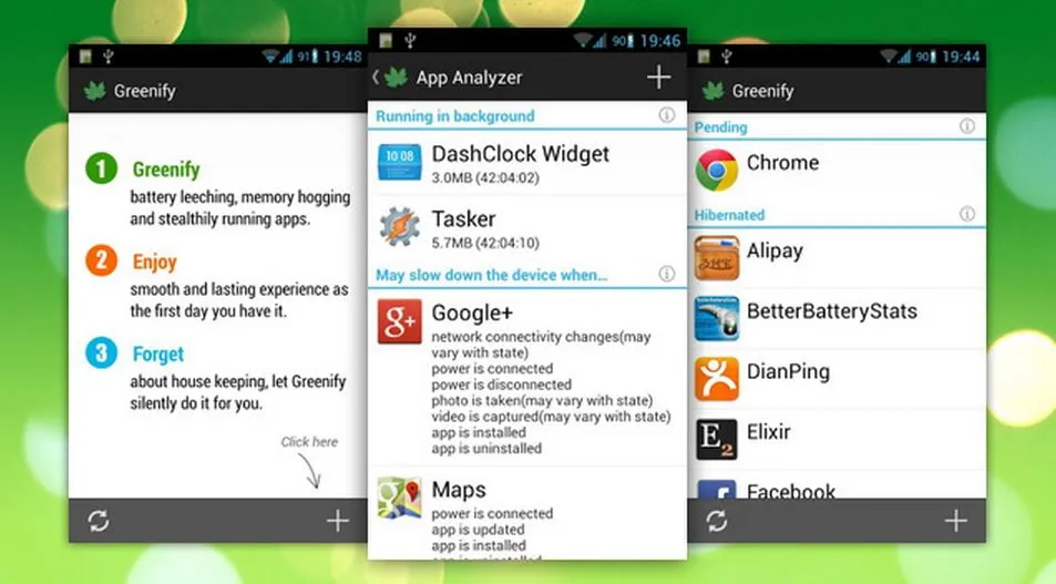 como bloquear aplicaciones de inicio automatico en android con greenify
