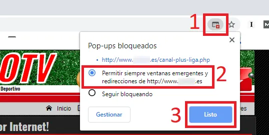 como bloquear redirecciones y ventanas emergentes con chrome en android