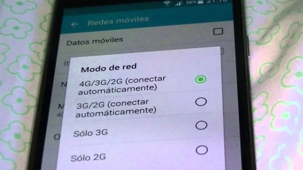 como cambiar automaticamente la senal de 2g a 3g cuando se conecta al navegador de android