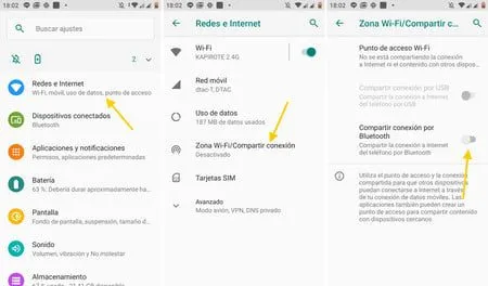 como compartir una conexion vpn en android a traves de un punto de acceso wi fi