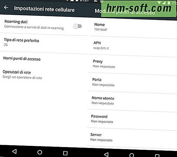 como configurar tim apn en android