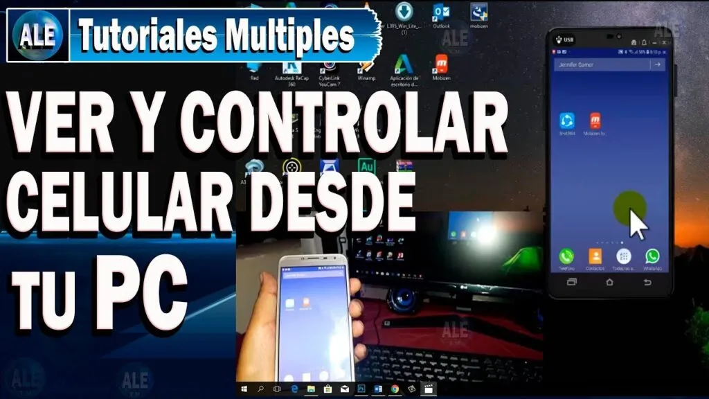 como controlar y ver la pantalla de android en la pc
