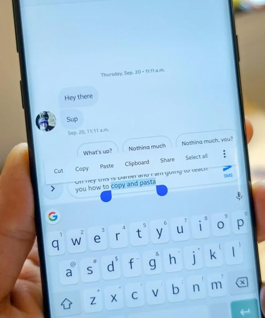 como copiar y pegar texto en android en segundos