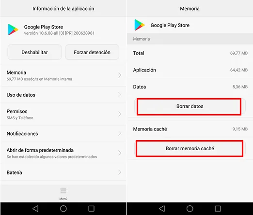 como corregir el error 495 en android y no hacer que vuelva a aparecer
