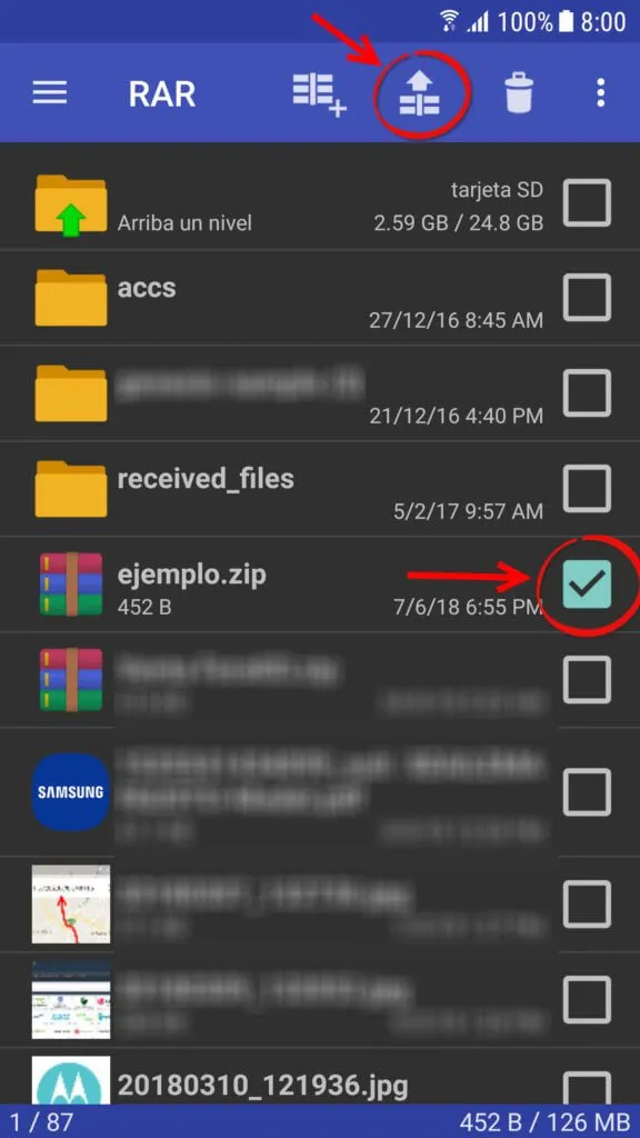 como descomprimir una aplicacion de android apk