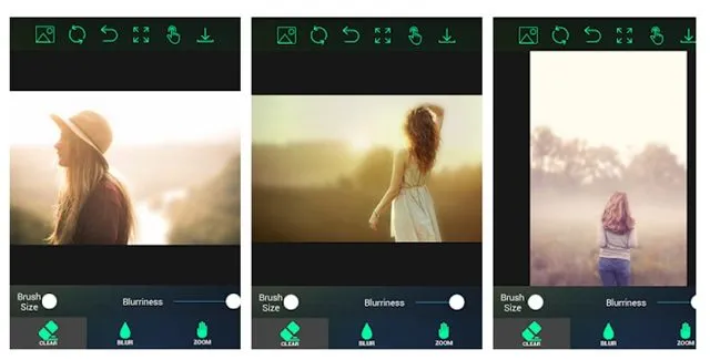 como eliminar el desenfoque de las fotos en android a traves de la aplicacion