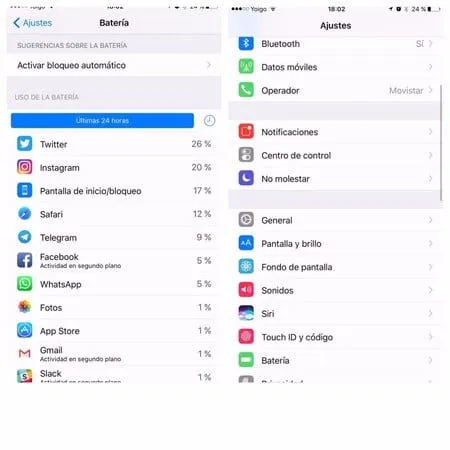 como encontrar aplicaciones que consumen mas bateria en android