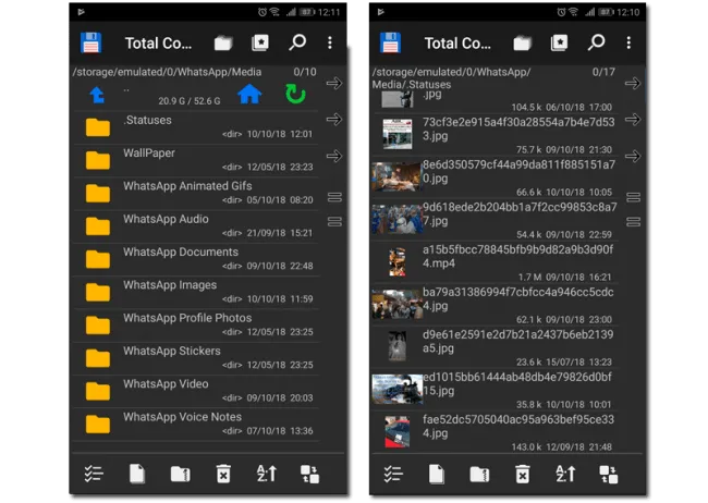 como guardar la foto de estado en whatsapp usando la aplicacion de android