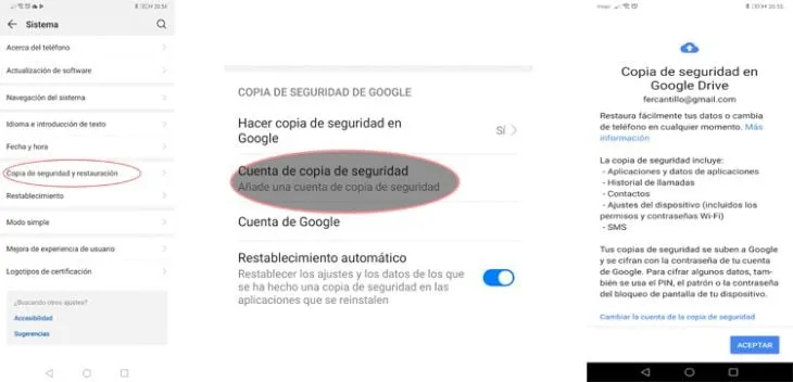 como hacer una copia de seguridad y restaurar aplicaciones en android