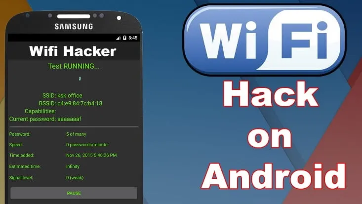 como hackear la contrasena predeterminada de wi fi en android