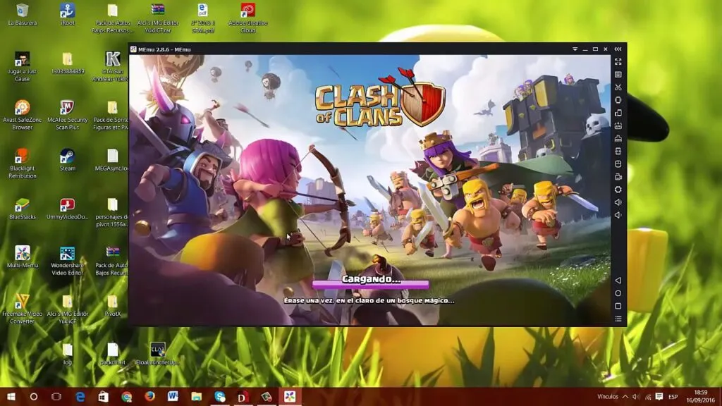como jugar clash of clans para android con windows pc y sin bluestacks