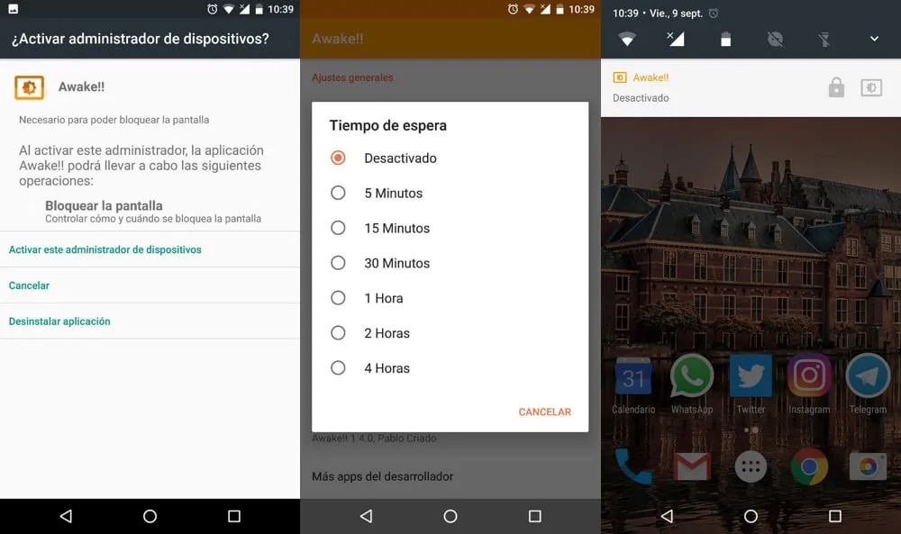 como mantener la pantalla siempre encendida en cualquier dispositivo android