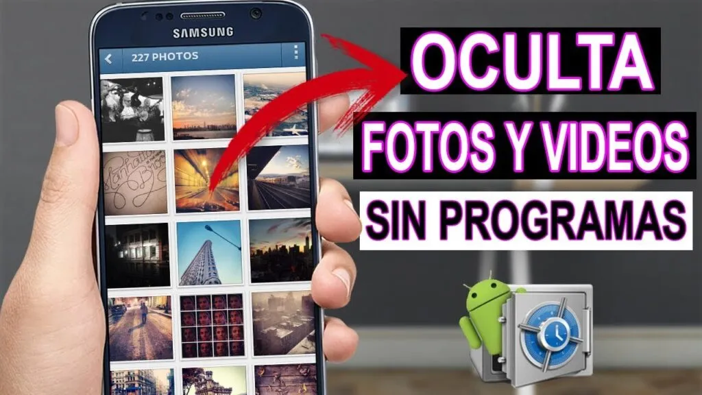 como ocultar fotos y videos en android