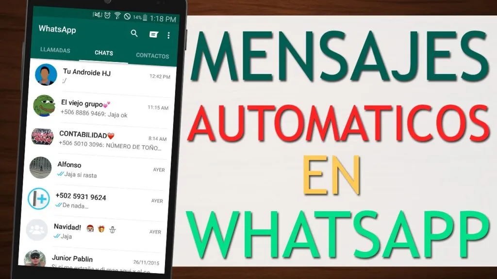 como programar mensajes de whatsapp para enviar automaticamente en android