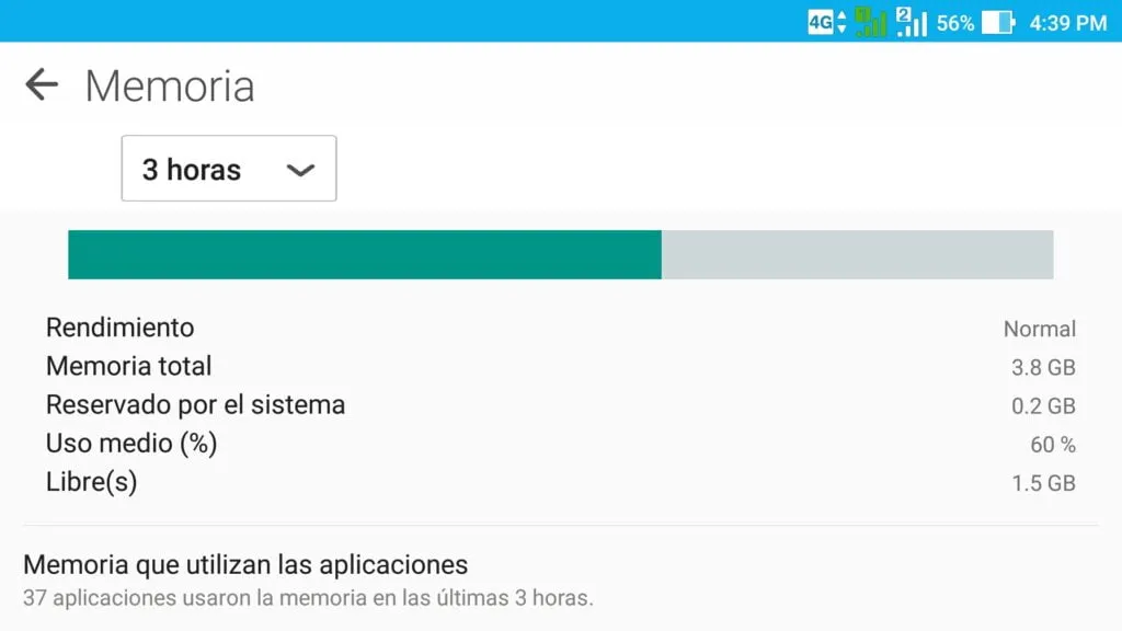como reducir la cantidad de ram utilizada por android