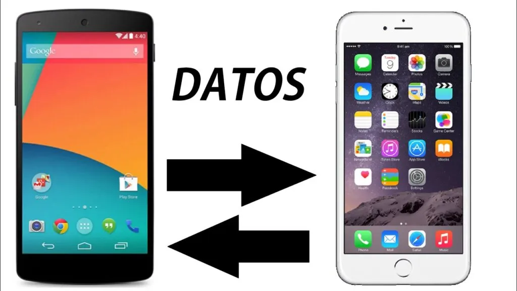como transferir fotos y videos de iphone a android