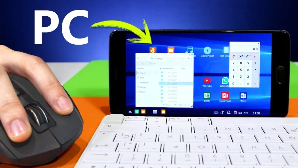 como usar android como computadora de escritorio