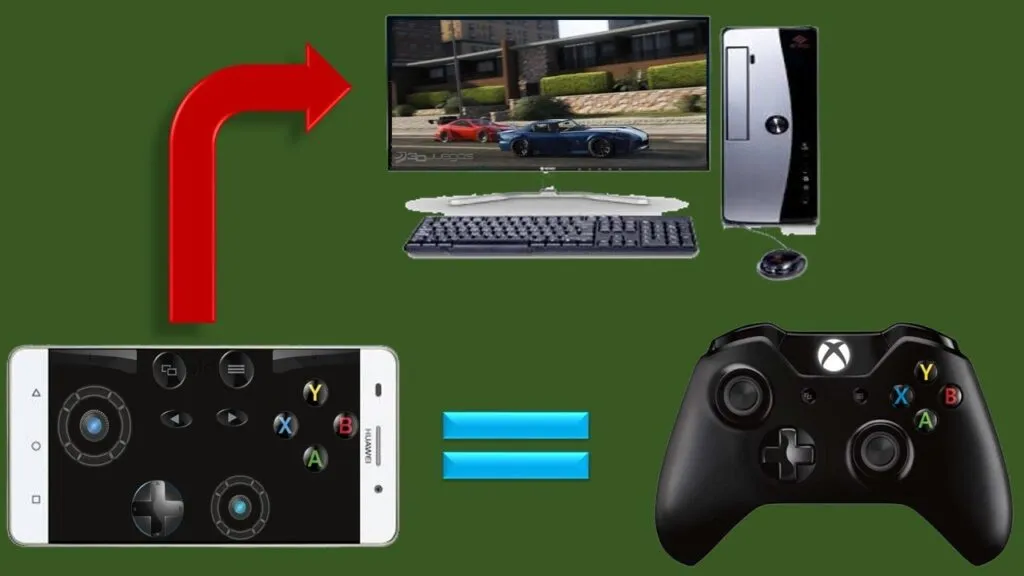 como usar android como gamepad para pc con windows
